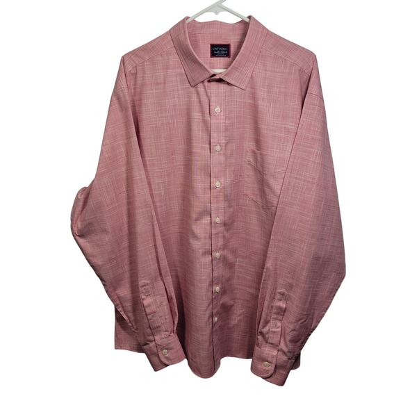 UNTUCKit Other - Untuckit Men's Button Front Pink Plaid Shirt Size 2XL 41726-1334